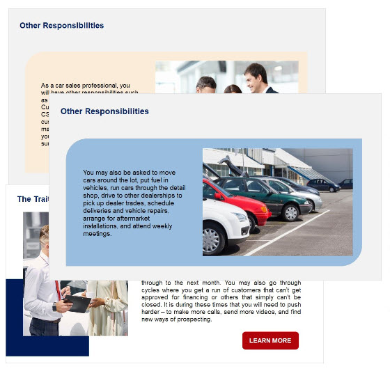 Automotive Sales Training Online